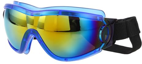 HAPINARY Sonnenbrille Für Hunde Mit Uv-Schutz Wind Und Staubdicht Verstellbare Riemen Geeignet Für Mittelgroße Und Große Hunde