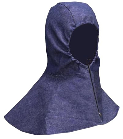 Amagogo Capucha de soldador de mezclilla protectora reutilizable, resistente al desgaste, protección para el cuello, gorra de soldador, cubierta completa para, Style C