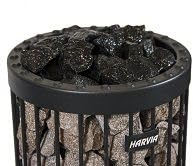 Sauna Stones Harvia Black Vulcanite 10-15 cm 20 kg