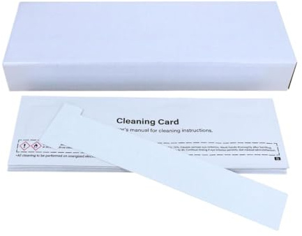 AXRMLVRD Kit de Tarjetas de Limpieza Compatible con Impresora de Tarjetas Primacy Zenius Elypso Badgy100 Badgy200