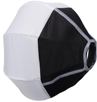 Zunate Diffuseur de Lumière à 360°, Boîte à Lumière Sphérique Pliable de 32 Cm, Mini Support Bowens, Légère, Installation Rapide et Pliable, Compatible avec YN150/YN150S/YN150