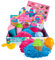 Genio Kids Knetsand 1kg Set Cupcakes & Eiscreme - Pink und Blau Sandknete Magischer Sand, 8 Zubehör - Zaubersand Knete Sand Weihnachtsgeschenke für Kinder, Mädchen und Jungen