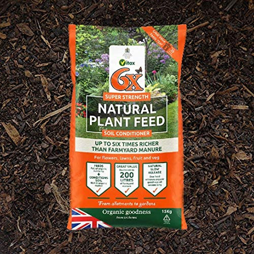 Organic Fertilizer Bag Organico 6x Organic Fibrous Fertiliser Bag 15kg