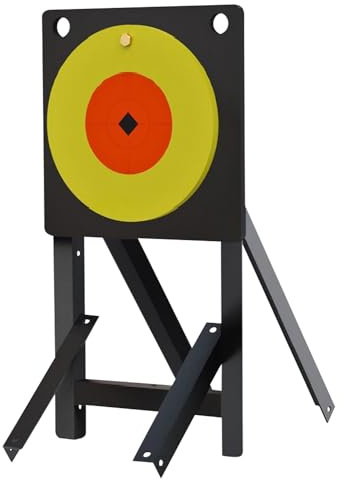 Birchwood Casey Large Caliber Spoiler Alert Target Stand, Black Steel, BC-LCSPLR