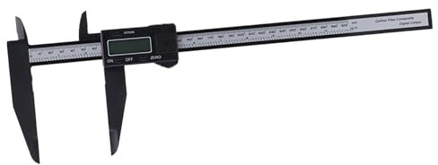 YWBL-WH 150mm/300mm Digital Electronic Caliper, Carbon Ruler, Electronic Micrometer Caliper with Long Jaw, 300MM Long Claw