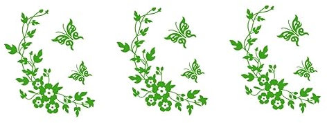 UKCOCO 3St dekoration schlafzimmer bedroom decor entfernbare Aufkleber entfernbare Wandaufkleber toilettensitz aufkleber Wandaufkleber für Schlafzimmer abnehmbar Applikationen Wandgemälde