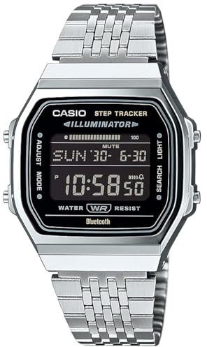 Casio Unisex's Digital Quartz Watch with Stainless Steel Strap ABL-100WE-1BEF