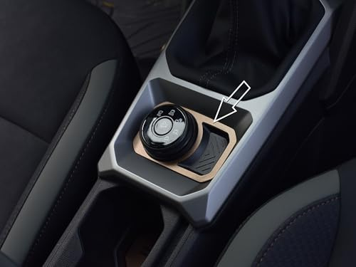 Steel Cover for 2024+ Dacia.Duster III 3 (P1310) | Traction Selector Decor - COPPER-BROWN Style | 1 Piece Essential Expression Journey Extreme DUSTER Accessories Tuning