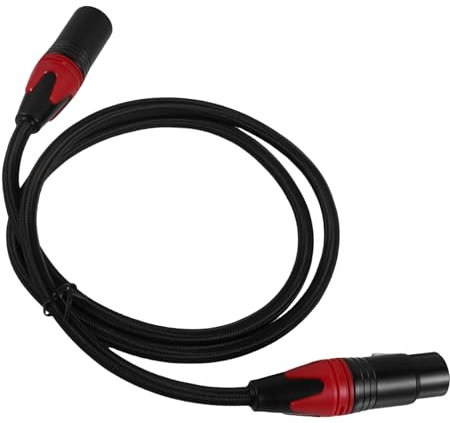 BAZEITFLOW Pin Xlr Microphone Cable for Home Studio Professional Audio Xlr Cable Braided Shielding for Speaker Systems Mixers