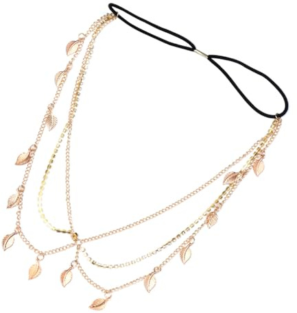 VALICLUD Collar Borlas De Gemas De Imitación Diadema Frente Joyería De Aleación Para Mujer Para Fiestas y Eventos Formales