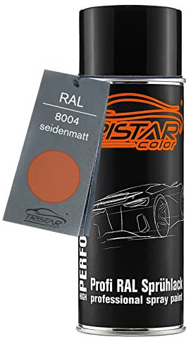TRISTARcolor RAL 8004 Kupferbraun Spraydose 400 ml seidenmatt schnelltrocknend