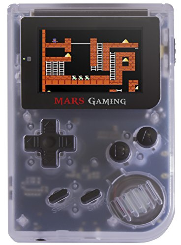 MARSGAMING MRBW Console con 151 giochi, Slot MicroSD, emulatore GBA, Sega, NES, FC/SFC White
