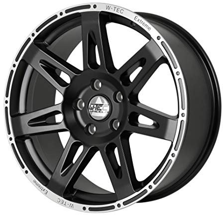 1x Alufelge W-TEC EXTREME 8,5x20 ET+35 mit dem Teilegutachten Felge schwarz