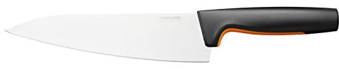 Fiskars Cuchillo de chef, Grande, Functional Form, Longitud total: 32 cm, Acero inoxidable japonés/plástico, 1057534