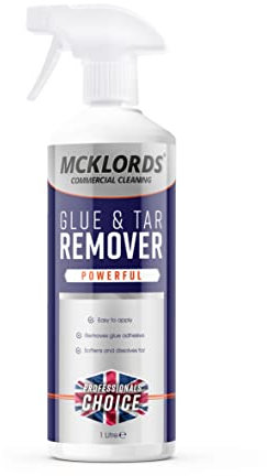 McKLords Commercial - Glue Adhesive and Tar Remover - Maximum Strength - 1 Litre