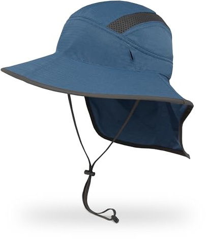 Sunday Afternoons Damen Sonnenhut Ultra Adventure Hat | Umgekehrte geteilte Krempe, Sonnenbrillenverschluss, Umhängeband, seitliche Mesh-Einsätze, feuchtigkeitsableitendes