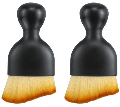 2 PièCes Outils De Nettoyage IntéRieur De Voiture, Brosses De DéTail De Voiture, Brosse De Nettoyage De Voiture Douce Pour L'Entretien De La Voiture, DéPoussiéRage, Sortie D'Air Du Tableau De Bord