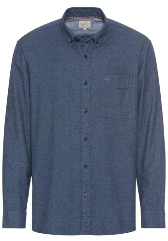 camel active Herren Karohemd aus Reiner Baumwolle
