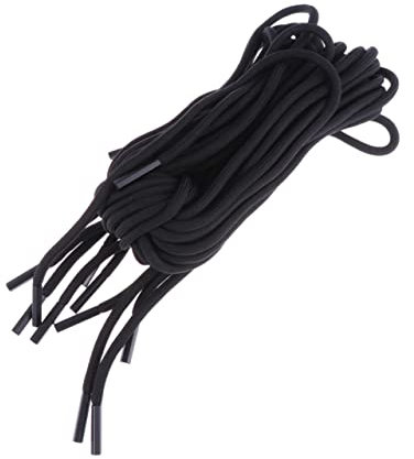 SHINEOFI 10St Zugschnüre flache schnürsenkel für turnschuhe Ersatzkordelzug zeltschnur spanner spannseile für zelte Schwitzhose schwarze Stiefel Zugbänder für Hosen eben