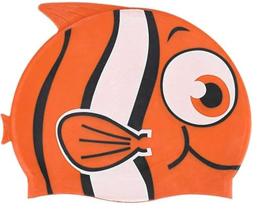 kina - Badekappe Kinder, für Pools, aus Silikon, Hypoallergen, Elastisch und Weich im Griff, für Kurzes und Langes Haar