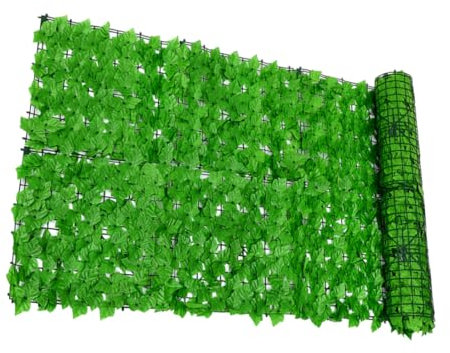 PHENOFICE Künstliche Blätterwand Für Garten Grüne Sichtschutzzaun Simulierte Pflanzenwand Leicht Zu Reinigen Outdoor Geeignet
