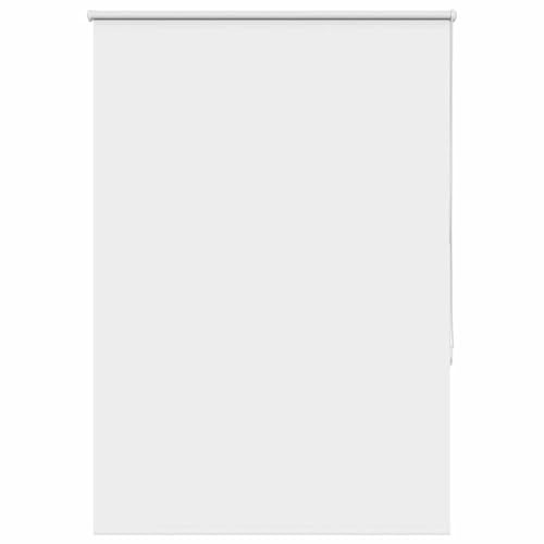 vidaXL Estor Enrollable Opaco Blanco 105x130 cm Tela Ancho 100,7 cm, Estor día y Noche, Estor de Cocina, Estor Opaco Enrollable, Estor Opaco