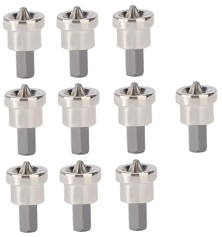 OSALADI 10pcs Locating Screwdriver Bits Depth Stop Steel Bits for Drywall Plasterboard Screws Drilling