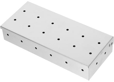 ABOOFAN Scatole Per Affumicatura in Inox Per Contenitore Per Affumicatura Per Barbecue Accessorio