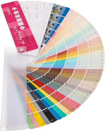 HOLIDYOYO Schede Colori Per Vernici Architettoniche e Fogli Colorati Per Confronto Di Colore Realizzato Materiali Di Durevole e Facile Da Usare
