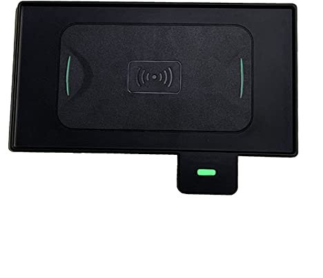 ZAPYVET 10W Car Wireless Charger, for, X5 F15 X6 F16 Cordless Phone Charging Panel Drink Holder phone 11 Mount Charging Tray Box Car Wireless Charger(For X5 F15)