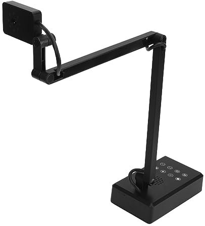 Luqeeg Telecamera per Documenti USB, 4K 16MP Webcam Portatile per Documenti con Angolazione Regolabile per Insegnanti, Videoconferenze, per OS X, per Windows, per OBS, Per Android
