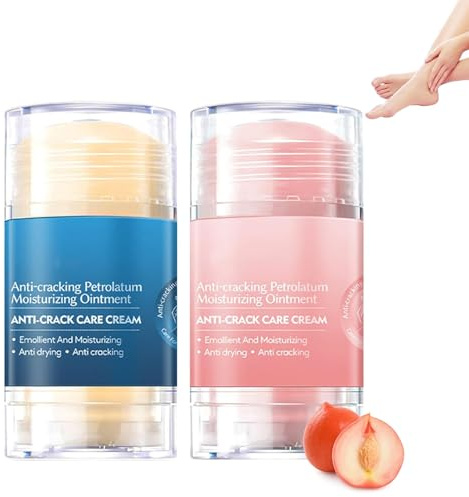 2PCS Crema Piedi Urea Stick - Crema Talloni Screpolati e Secchi con Azione Riparatrice, Trattamento Idratante per Mani e Piedi, Rimuove Calli, Duroni e Ragadi - Kit Pedicure Professionale