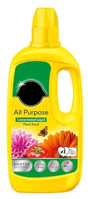 HOCHSTE® All Purpose Concentrated Plant Food Liquid, Fast-Acting Fertilizer, Vibrant Blooms & Strong Roots, Promotes Healthy Growth, Ideal Use for Indoor & Outdoor Plants, 800ml