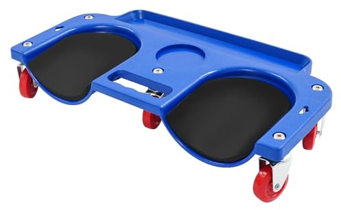 ARBGO Planche pour les genoux avec roues, coussinets pour les genoux roulants, repose-genoux mobile, coussinets pour les genoux roulants avec 5 roulettes, pour les travaux de garage, ateliers