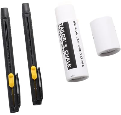 Ausla Marqueurs à Craie pour la Couture, Ensemble de Crayons à Craie de Tailleur Innovants avec Longueur Réglable, Conception Ergonomique pour Couturières et Artisans