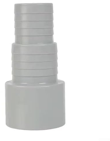 Poolpumpen-Schlauchadapter, 1-3 Stück für 32/38 mm Schläuche mit 50 mm Anschluss, geeignet für 800-W-Pumpen, robustes ABS, für Swimng Poolwartung(1 Stück)