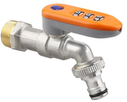 Système De Verrouillage À Combinaison De Robinet Extérieur - Robinet En Laiton À Verrouillage PP, Vanne D'eau D'irrigation Sécurisée, Dispositif De Protection Pour Jardin, Cour De Ferme, Appartement D
