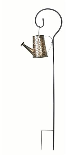 Shuade Guirnalda de luces LED solares para regadera, impermeable, decoración de jardín, lámpara de patio, mesa al aire libre, decoración de patio para mamá, luz solar de regadera