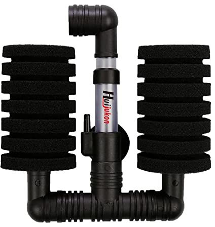 Huijukon Schwammfilter Luftheber Filter Aquarium Innenfilter Garnelen Aquarium Filter für Aquarien von 10 bis 75 Liter