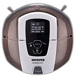 Hoover RBC070 - Robot aspirador con filtro HEPA, hasta 120 minutos de autonomía, 9 programas, color chocolate