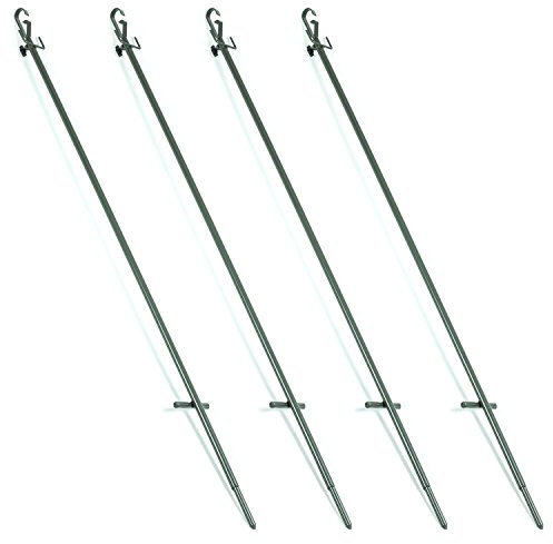 4 x Nitehawk Telescopic Hunting Hide Poles For Pigeon Shooting/Hunting 1.1m–1.9m