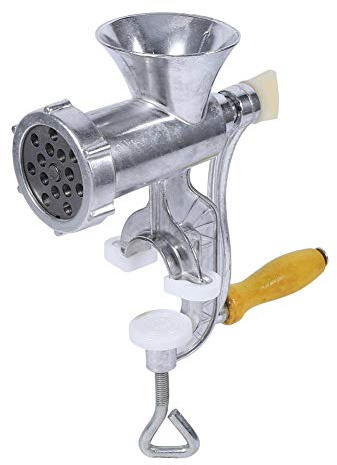 Molino de Carne Manual, Aleación de Aluminio Manual Operar Manual Grinder de Carne Salchicha Beef Mincer Table Kitchen Home Tool
