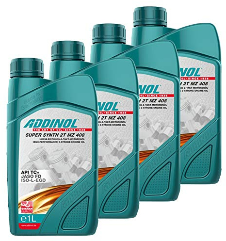 Addinol 4X Motoröl Motorenöl Motor Motoren Motor Oil Engine Oil 2-Takt Super Synth 2T Mz 408 1L 72400607