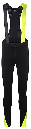 GORE WEAR Herren C5 Thermo Trägerhose, Black/Neon Yellow, L EU