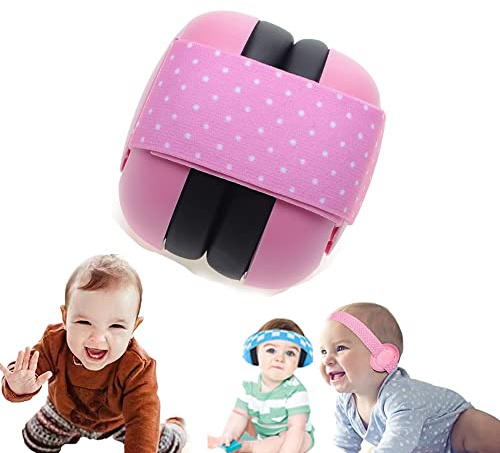 Protezione dell'orecchio del bambino Protezione acustica silenziosa Protezione dell'udito pieghevole Cuffie Cuffie con cancellazione del rumore del sonno Cuffie per 0-3 anni