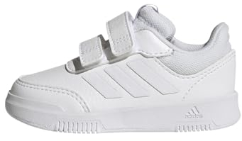 adidas Tensaur Hook and Loop Shoes, Zapatillas Unisex bebé, FTWR White FTWR White Grey One, 24 EU
