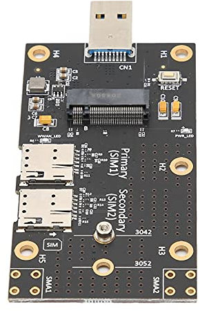 Adaptador de ranura para tarjeta SIM dual Conector de tarjeta SIM Pcb M.2 a USB 3.0 Adaptador Conector de empuje para ranura de tarjeta SIM dual Cfor OMPuter 3G 4G 5G módulo