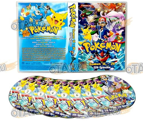 POKEMON (SEASON 16-20) - COMPLETE ANIME TV SERIES DVD BOX SET ( ENGLISH DUBBED ) SHIP FROM UK