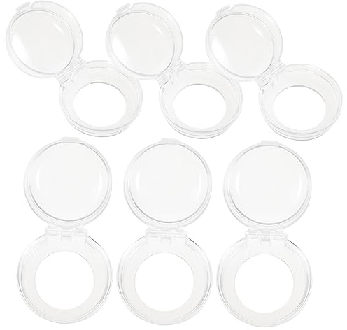 Kindersicherer Knopfschutz 6 Stück für Runde Tasten Kunststoff | Einfache Montage, für Haushaltsgeräte und Induktionskochfeld, Schlichtes Design, Transparent