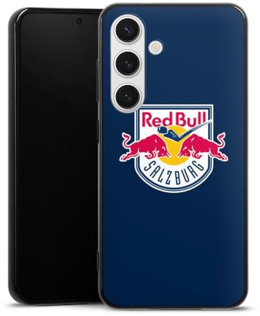 Silikon Hülle kompatibel mit Samsung Galaxy S24 Case schwarz Handyhülle EC Red Bull Salzburg Offizielles Lizenzprodukt Eishockey